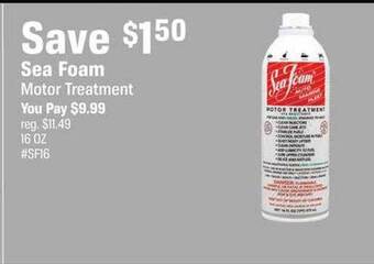 AutoZone Sea foam motor treatment offer