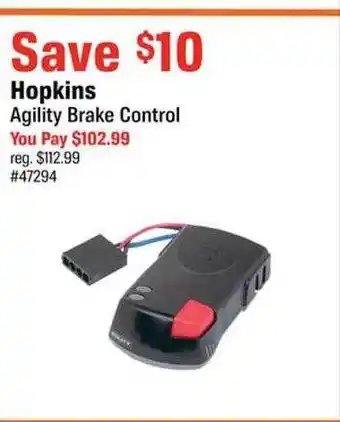 AutoZone Hopkins agility brake control offer