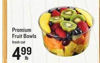 Lowes Foods Premium fruit bowls offer