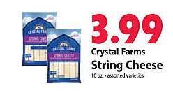 Festival Foods Crystal farms string cheese offer
