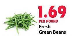 Festival Foods Fresh green beans offer