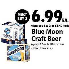 Festival Foods Blue moon craft beer offer