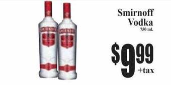 Baja Ranch Smirnoff vodka offer