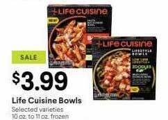 Bel Air Markets Life cuisine bowls offer