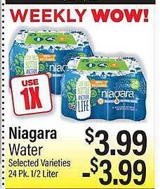 Edwards Food Giant Niagara water offer