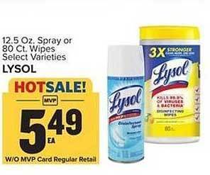 Food Lion Lysol offer
