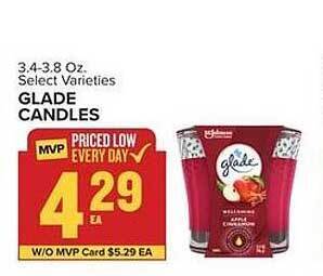 Food Lion Glade candles offer