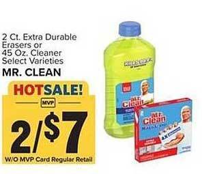 Food Lion Mr. clean offer
