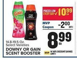 Food Lion Downy or gain scent booster offer