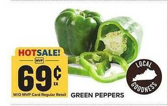 Food Lion Green peppers offer