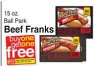 Harris Teeter Beef franks offer