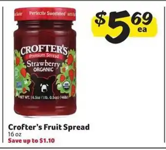 Harveys Supermarkets Crofter's fruit spread offer