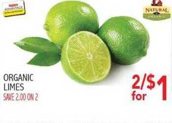 Ingles Markets Organic limes offer