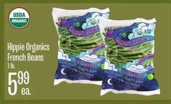 Jewel-Osco Hippie organics french beans offer