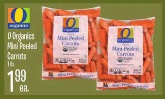 Jewel-Osco O organics mini peeled carrots offer