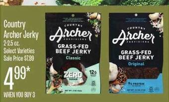 Jewel-Osco Country archer jerky offer