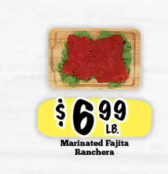 La Michoacana Marinated fajita ranchera offer