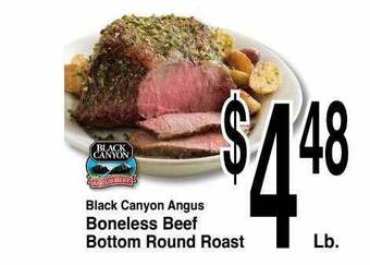 Super Saver Boneless beef bottom round roast offer