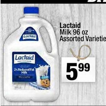 Super King Markets Lactaid milk assorted varieties offer