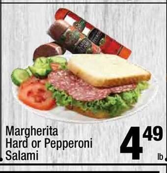 Super King Markets Margherita hard or pepperoni salami offer
