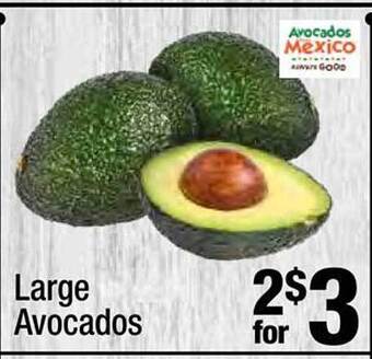 Super King Markets Large avocados offer