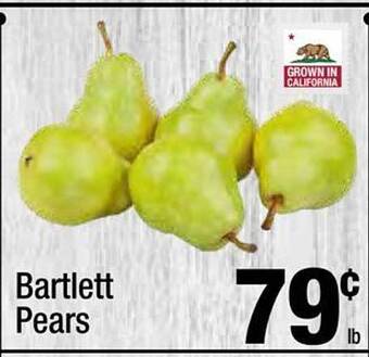 Super King Markets Bartlett pears offer