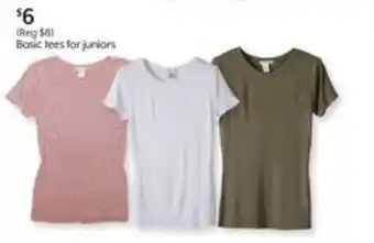 Bealls Basic tees for juniors offer