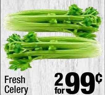 Super King Markets Fresh celery offer