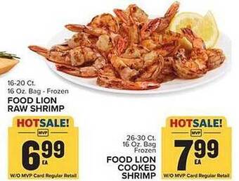 Food Lion Food lion raw shrimp, food lion cooked shrimp offer