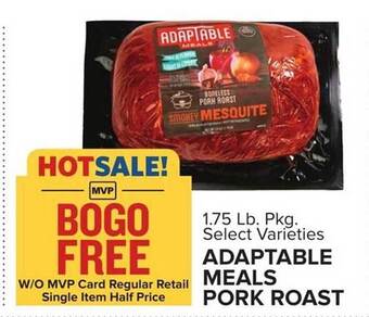 Food Lion Adaptable meals pork roast offer