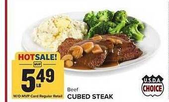 Food Lion Beef cubed steak offer