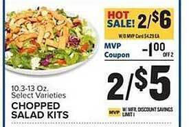 Food Lion Chopped salad kits offer