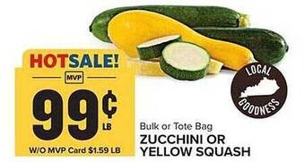 Food Lion Zucchini or yellow squash offer