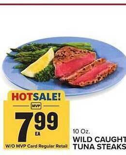 Food Lion Wild caught tuna steaks offer
