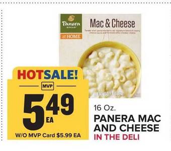 Food Lion Panera mac and cheese offer