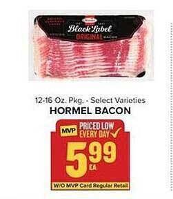 Food Lion Hormel bacon offer