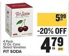 Food Lion Fit soda offer