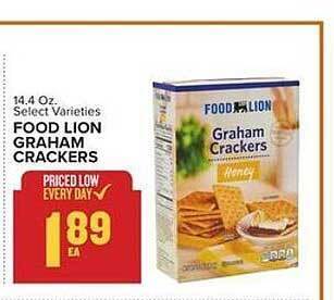 Food Lion Food lion graham crackers offer