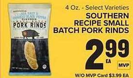 Food Lion Southern recipe small batch pork rinds offer