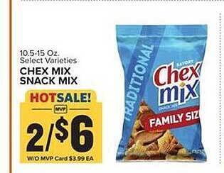 Food Lion Chex mix snack mix offer