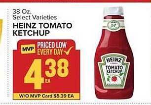 Food Lion Heinz tomato ketchup offer
