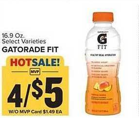 Food Lion Gatorade fit offer