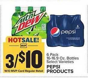 Food Lion Pepsi products offer
