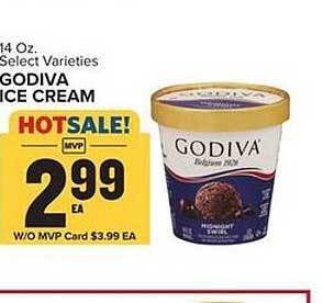 Food Lion Godiva ice cream offer