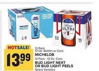 Food Lion Michelob, bud light next or bud light peels offer
