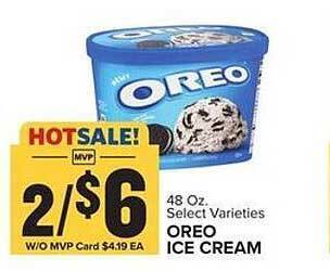 Food Lion Oreo ice cream offer