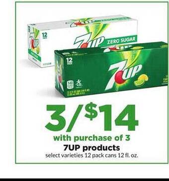 Hy-Vee 7up products offer
