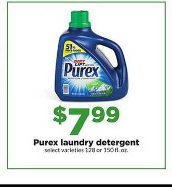 Hy-Vee Purex laundry detergent offer