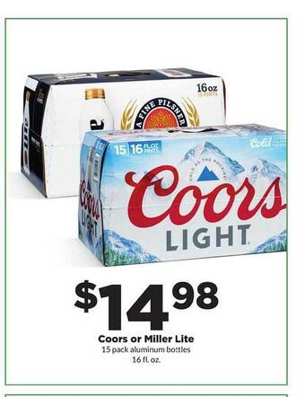 Hy-Vee Coors or miller lite offer