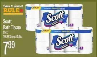Jewel-Osco Scott bath tissue offer